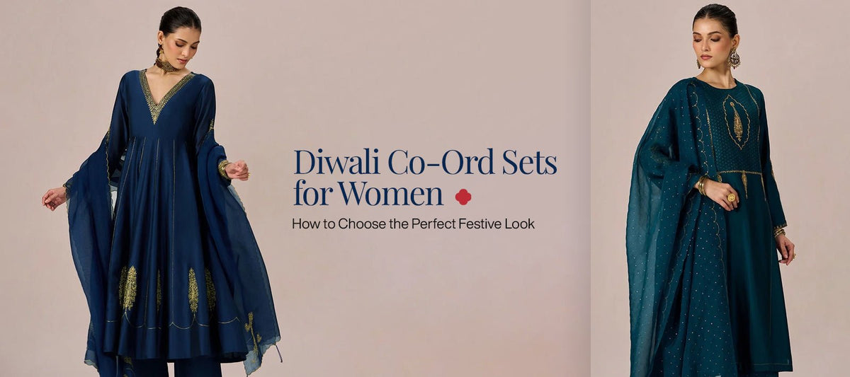 Diwali Co-Ord Sets for Women: How to Choose the Perfect Festive Look - Ganga Fashions