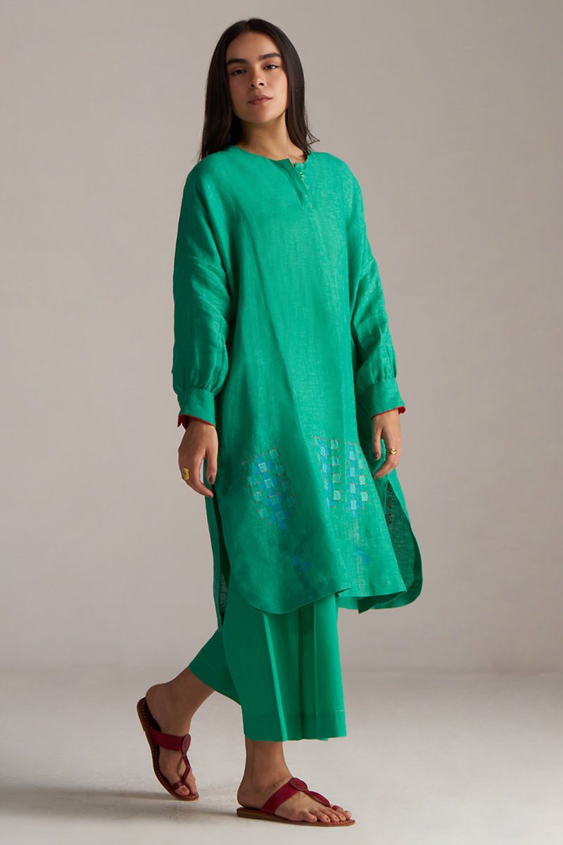 Simply Green Linen Co-ord Set