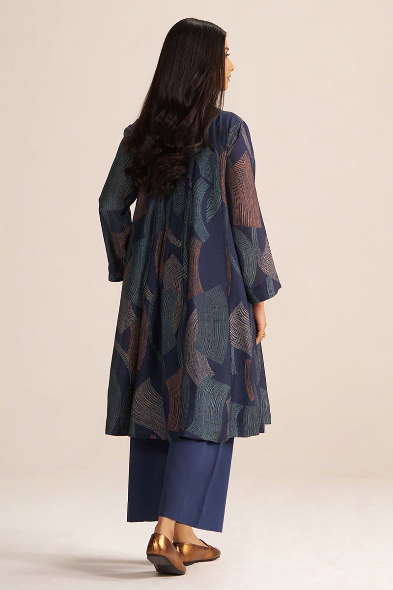 Navy Blue Co-ord Set - Ganga Fashions