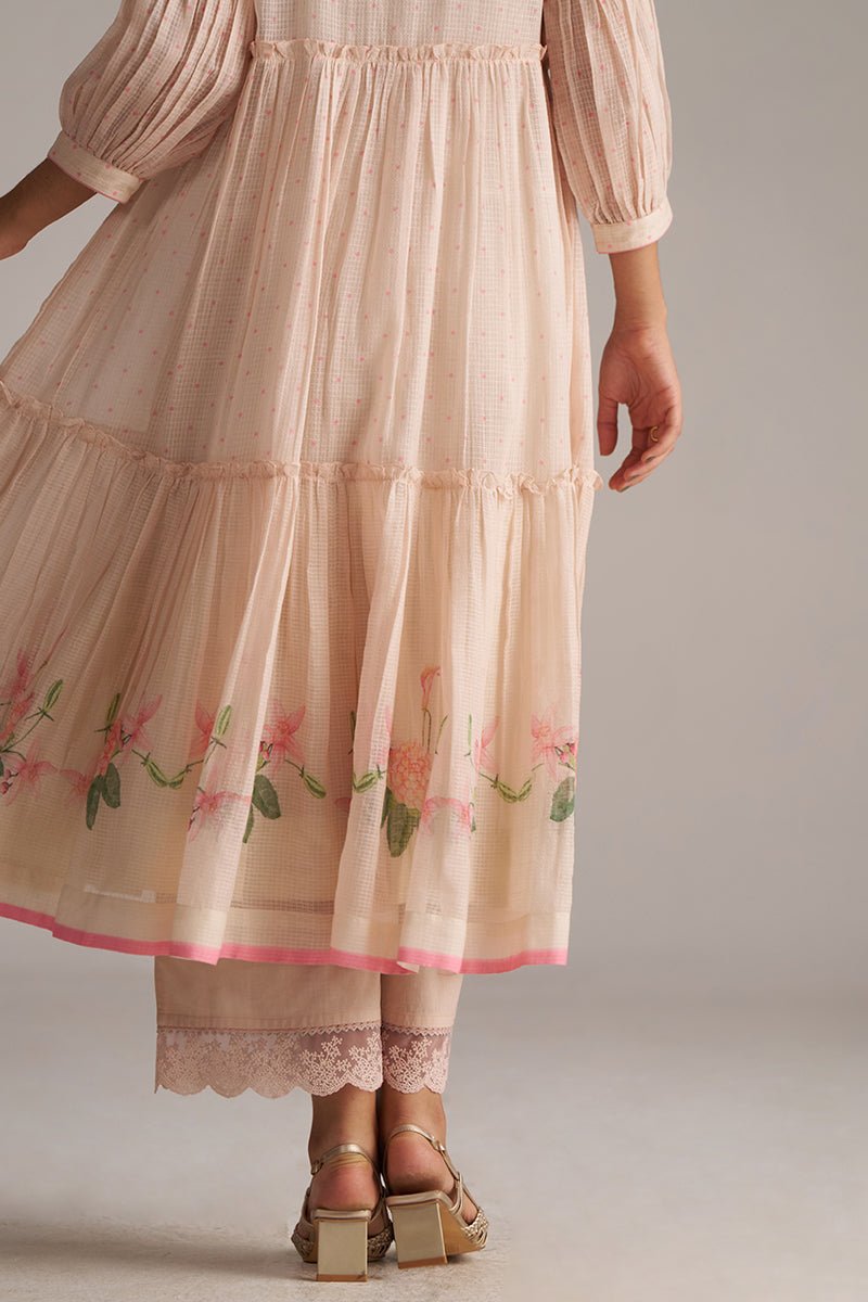 Peach Dust Kota Co-ord Set