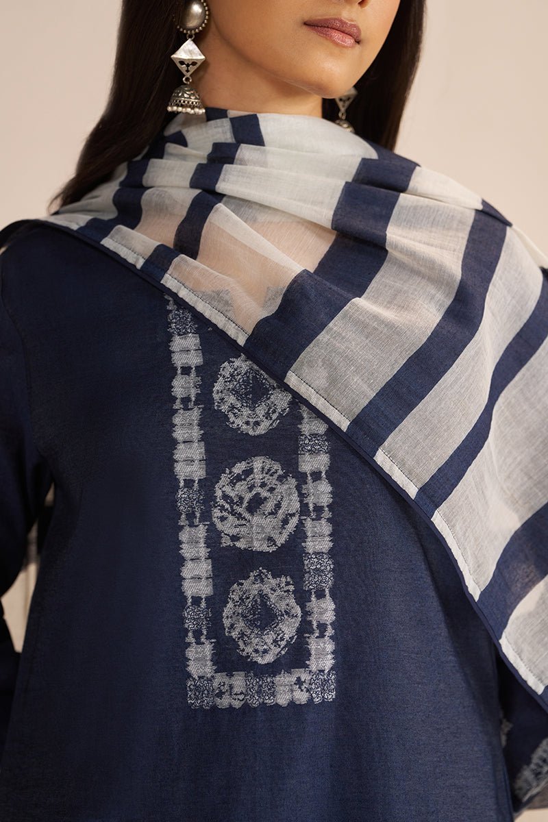 Denim Blue Kurta Set - Ganga Fashions