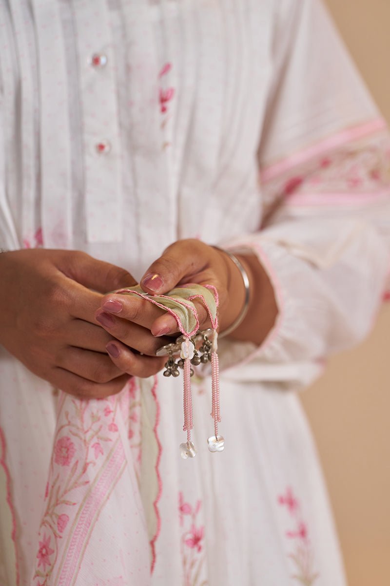 Swan Mul-Mul Light Festive Kurta Set - Ganga Fashions