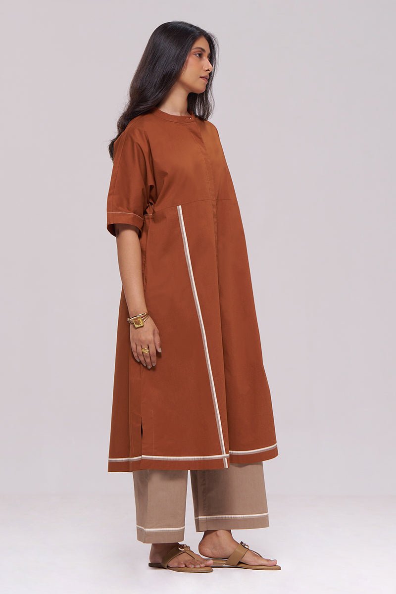 Bombay Brown and Travertine Cotton Co-ord Set