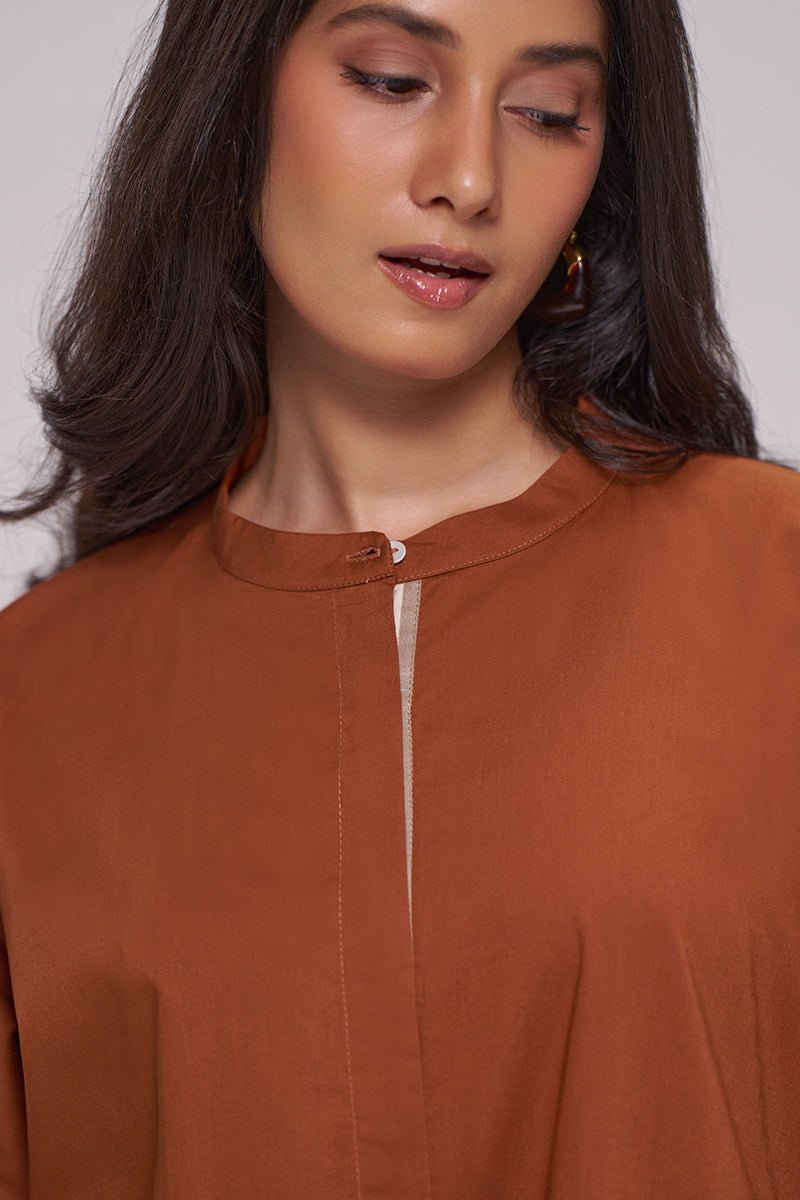 Bombay Brown and Travertine Cotton Co-ord Set