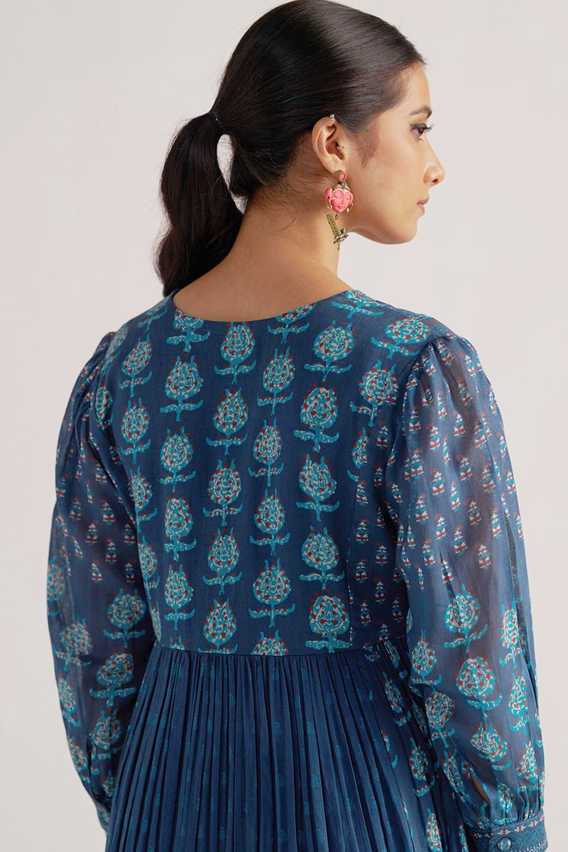 Dark Denim Mul Cotton Co-ord Set