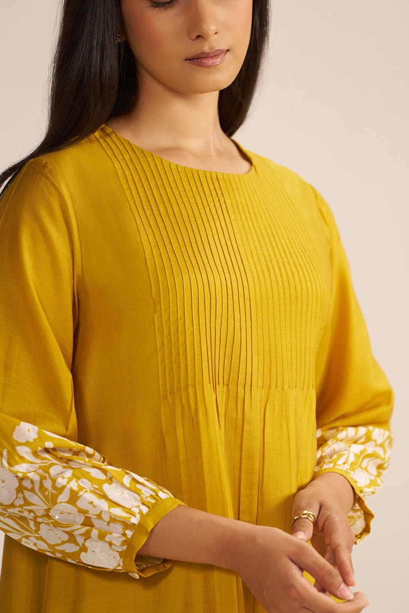 Mustard Yellow Co-ord Set - Ganga Fashions