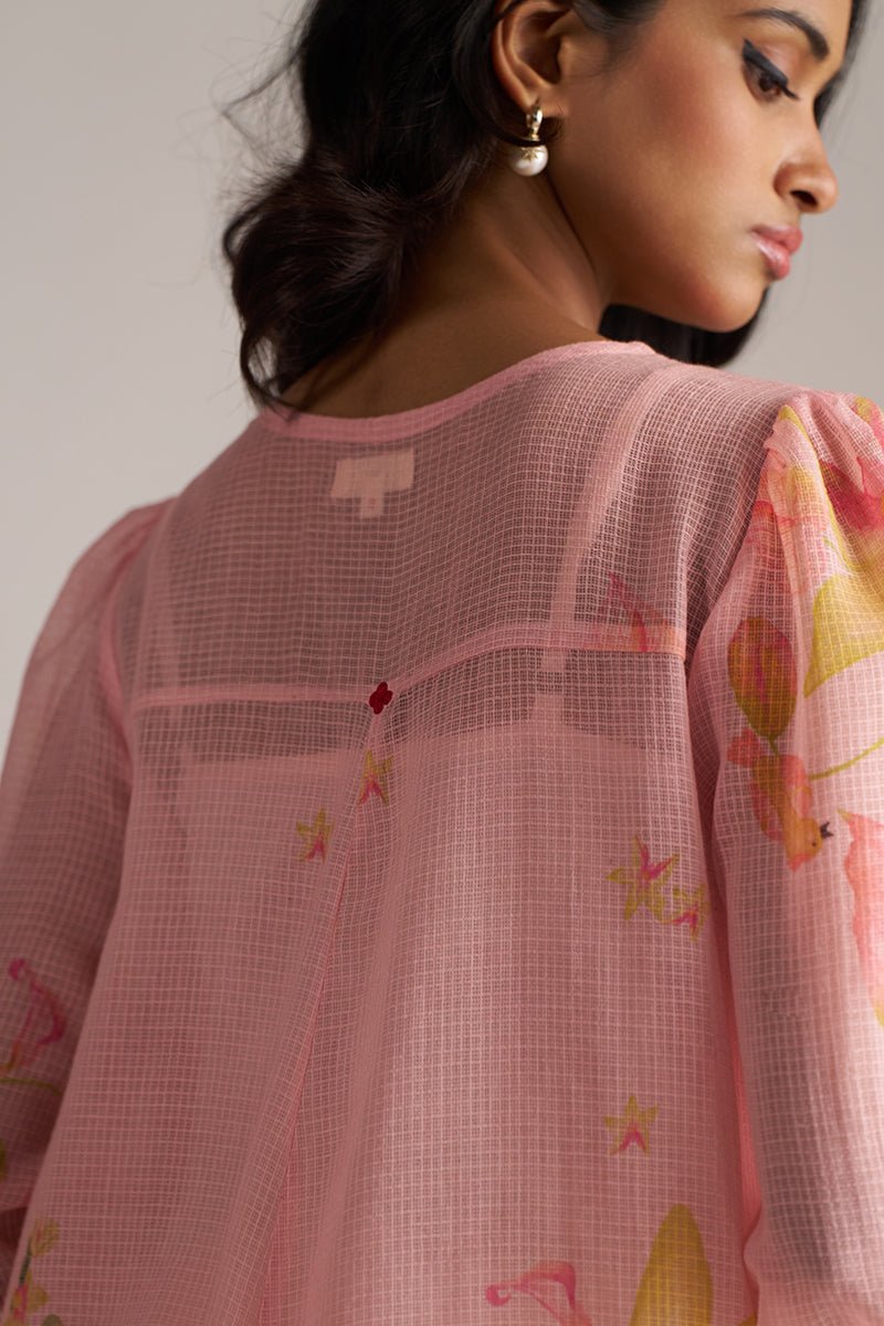 Powder Pink Kota Co-ord Set