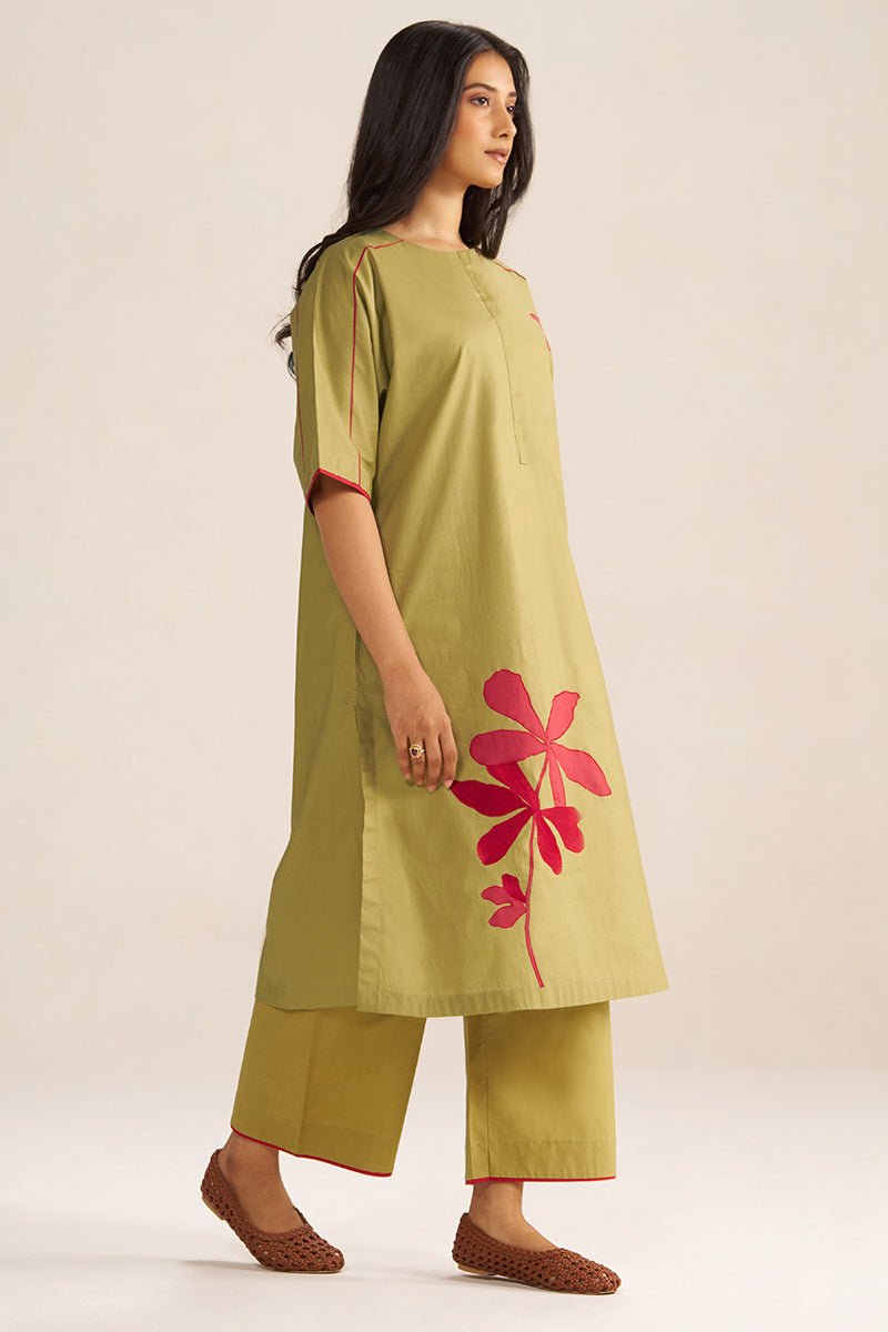 Burnished Gold Co-ord Set - Ganga Fashions