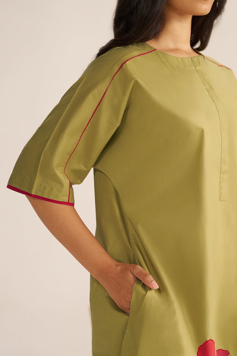 Burnished Gold Co-ord Set - Ganga Fashions