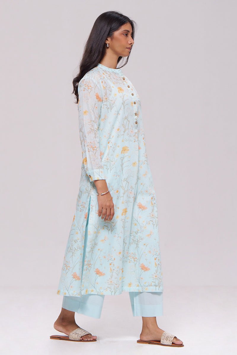 Morning Mist Blue Mul-Mul Co-ord Set