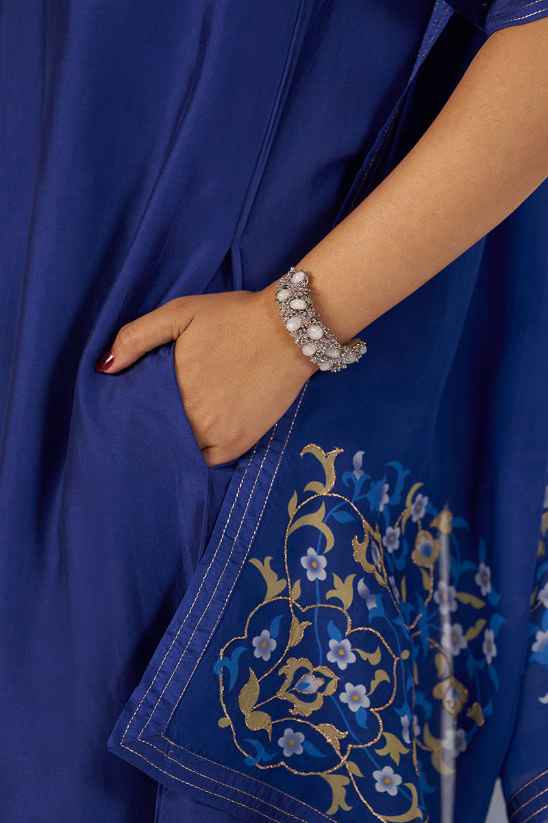 Royal Blue Festive Kurta Set