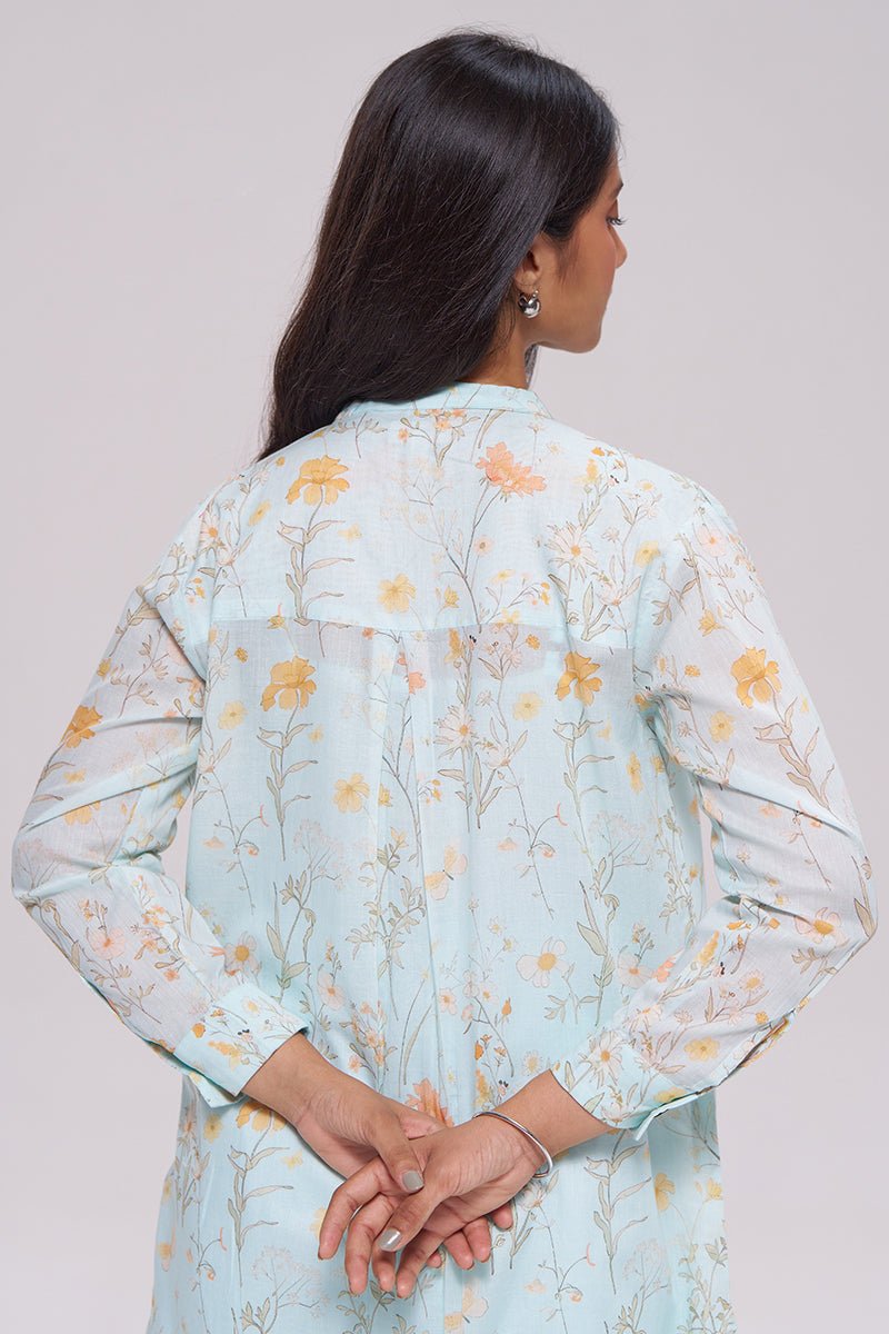 Morning Mist Blue Mul-Mul Co-ord Set