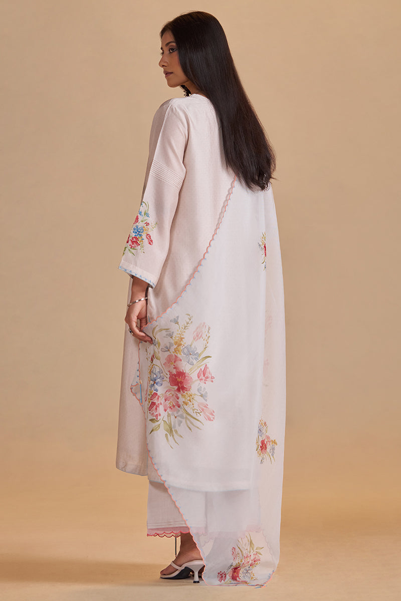 Sea Salt and Powder Blue Festive Kurta Set