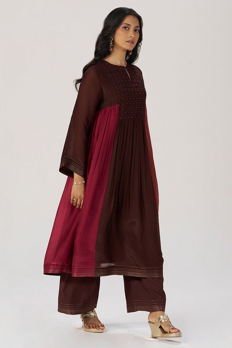 Coco and Berry Festive Co-ord Set - Ganga Fashions