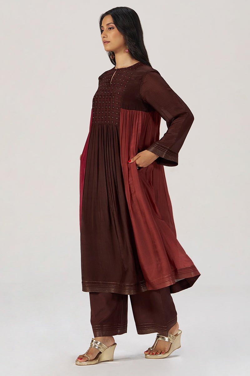 Coco and Berry Festive Co-ord Set - Ganga Fashions