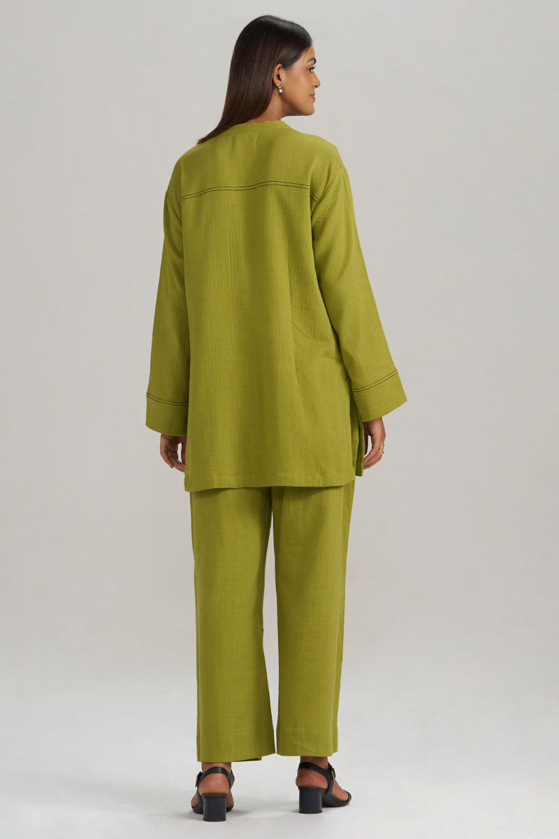 Lime Green Botanical Co-ord Set