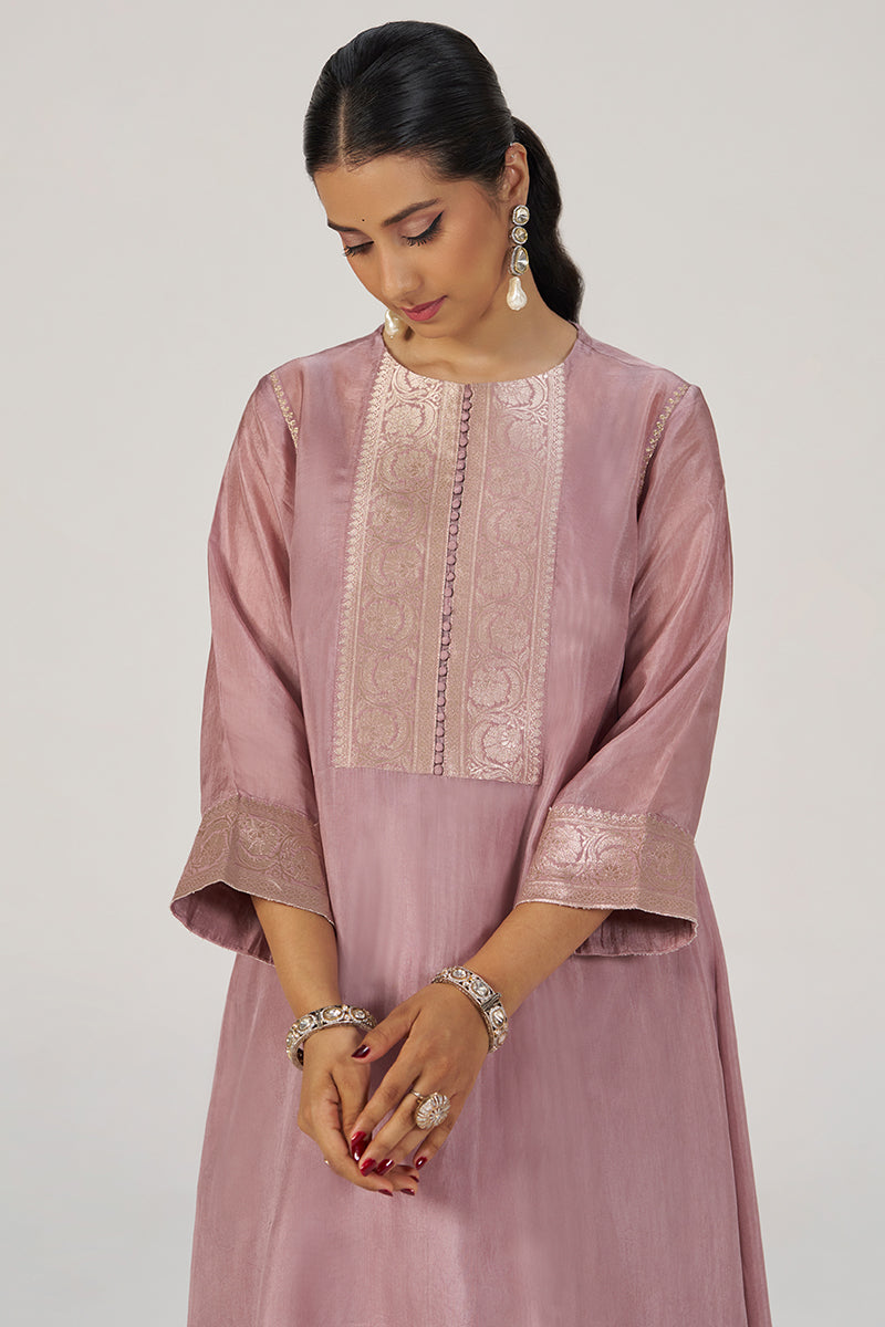 Woodrose Silk festive Co-ord Set
