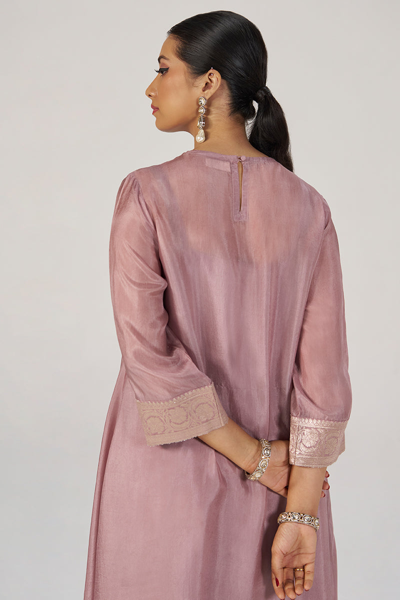 Woodrose Silk festive Co-ord Set