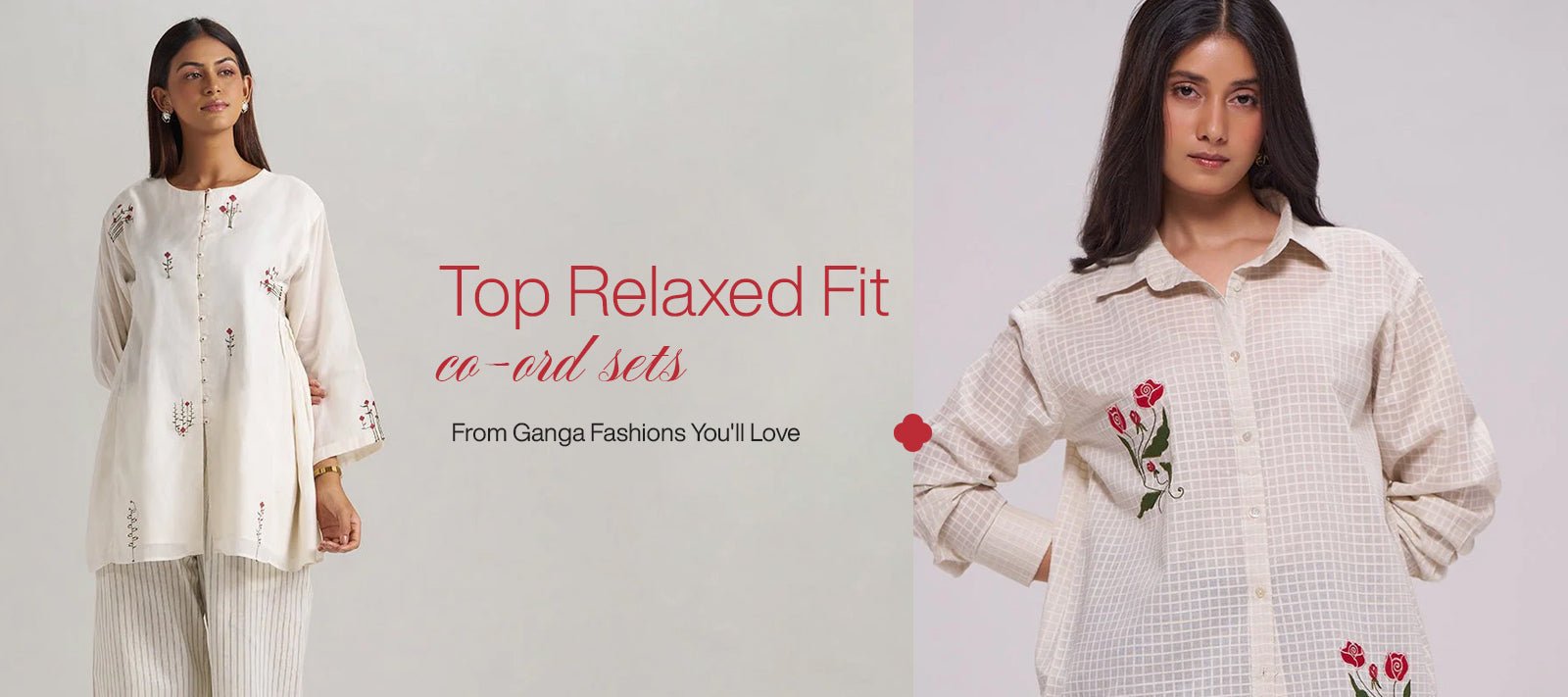 Stay Stylish and Comfortable: Relaxed Fit Co-ord Sets For Women for Everyday Wear - Ganga Fashions