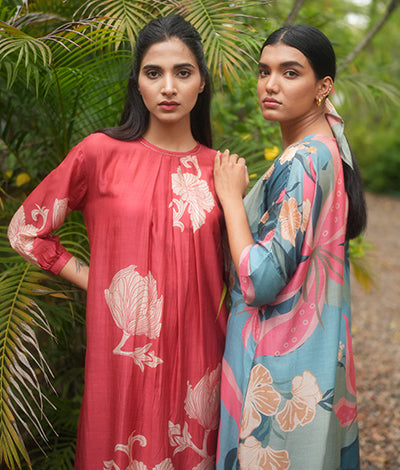 Phool Collection Co-ord Sets | Printed Silk Co-ords | Ganga Fashions