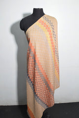 Mustard Pashmina Woven Jacquard Shawl