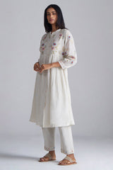 Ivory Mul-Mul Co-ord Set
