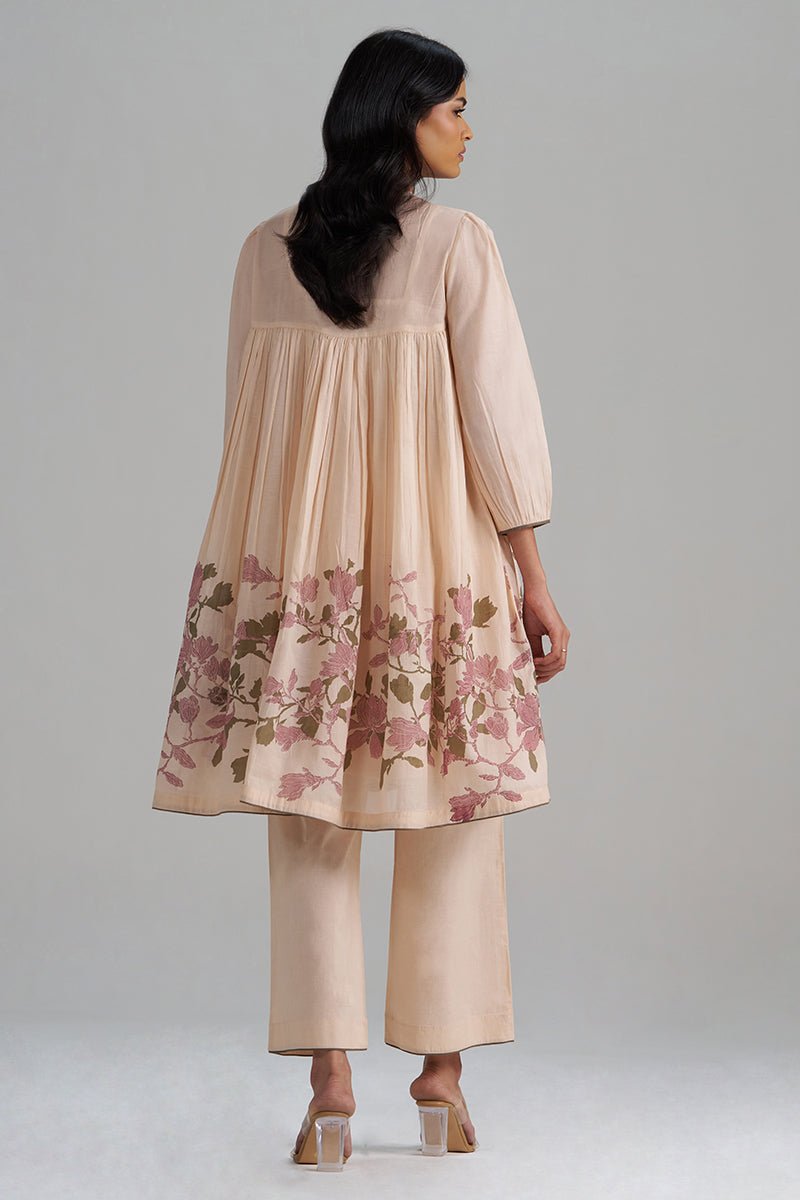 Baby Peach Mul-Mul Co-ord Set