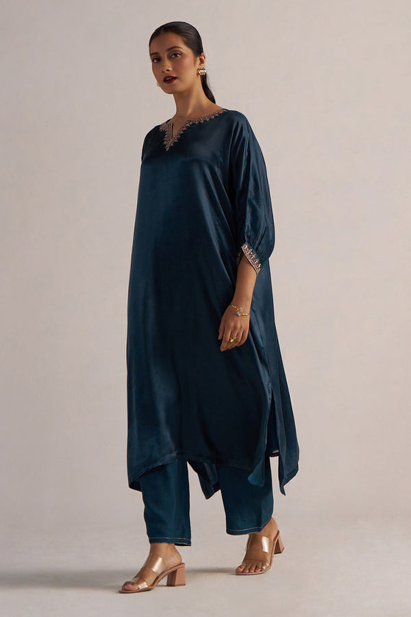 Deep Teal Festive Co-ord Set