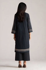 Black and White Mul-Mul Print Co-ord Set