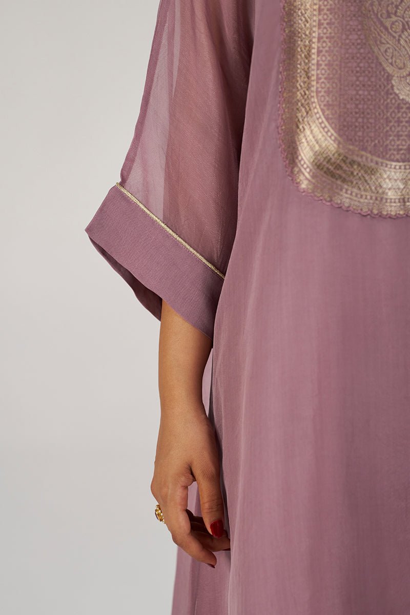 Deep Orchid Haze Festive Co-ord Set - Ganga Fashions