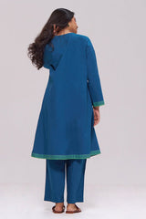 Deep Blue Cotton Co-ord Set