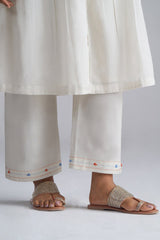 Ivory Mul-Mul Co-ord Set