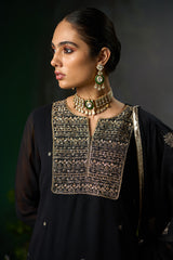 Kohl Black Festive Sharara Kurta Set
