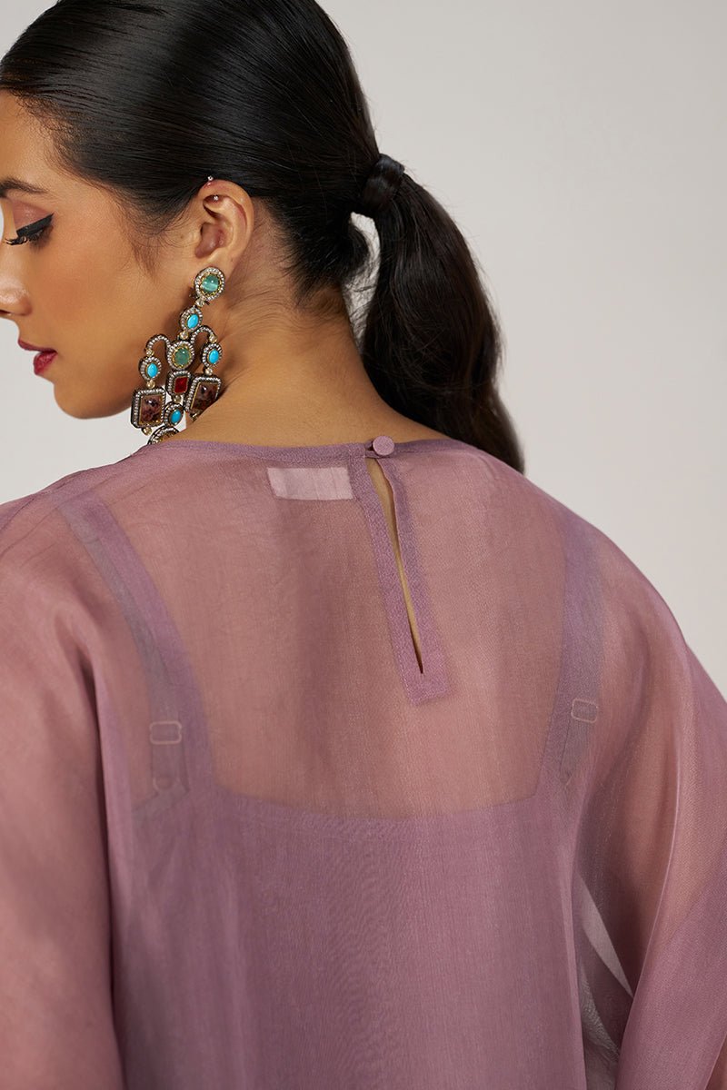 Deep Orchid Haze Festive Co-ord Set - Ganga Fashions