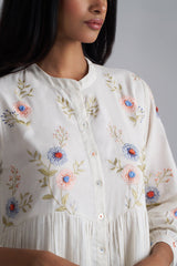 Ivory Mul-Mul Co-ord Set