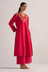 Virtual Pink Festive Co-ord Set