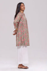 Basil Green and Pink Cotton Co-ord Set