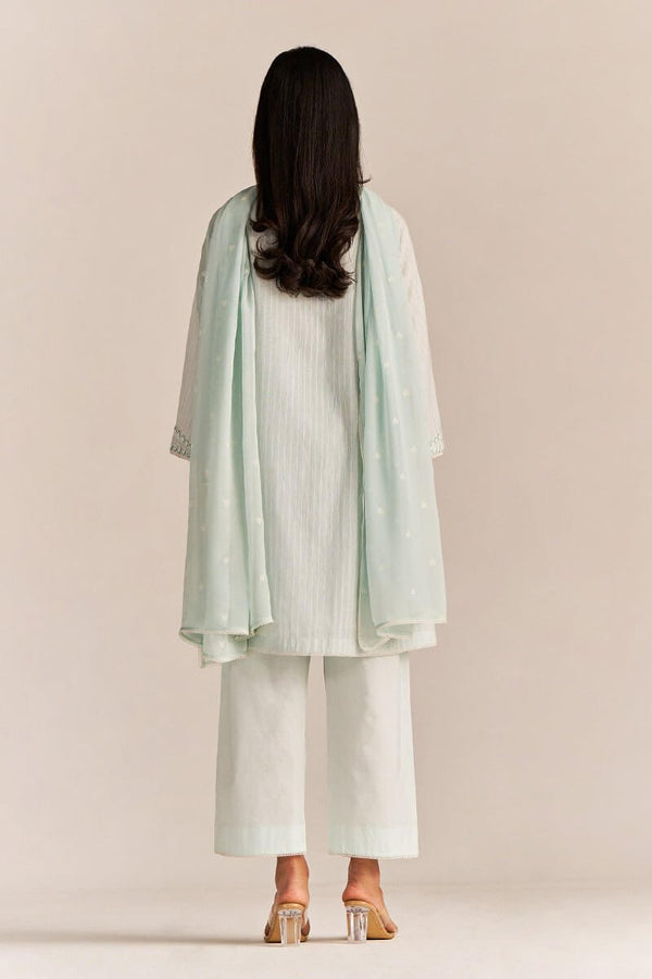 Soothing Sea Cotton Kurta Set