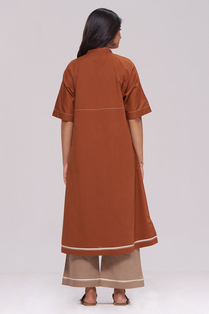 Bombay Brown and Travertine Cotton Co-ord Set