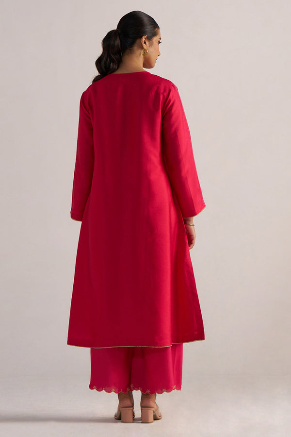 Virtual Pink Festive Co-ord Set