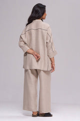 Undyed Natural Linen Co-ord Set