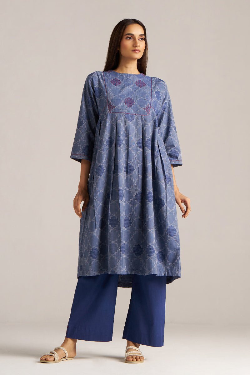 Denim Blue Woven Co-ord Set