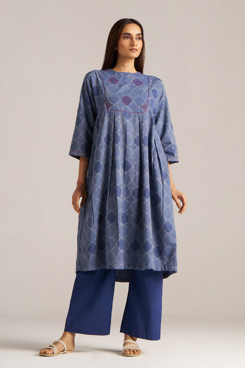 Denim Blue Woven Co-ord Set