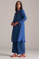 Galaxy Blue Linen Co-ord Set