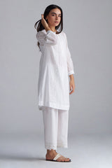 White Mul-Mul Co-ord Set