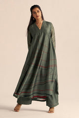 Buy Cilantro Green Silk Co-Ord Set for Women