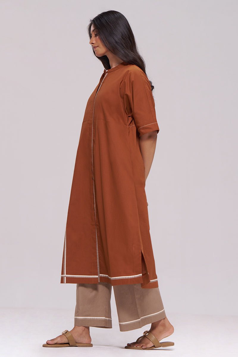Bombay Brown and Travertine Cotton Co-ord Set