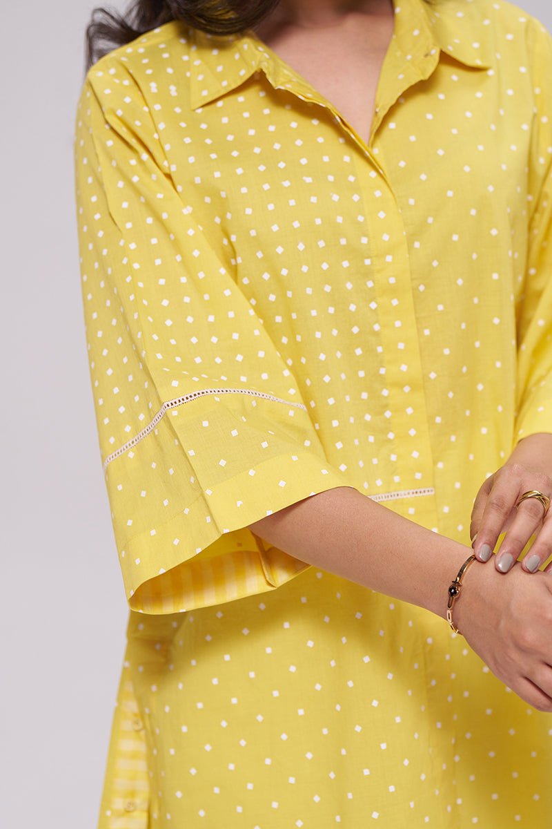 Sunny Yellow Cotton Co-ord Set