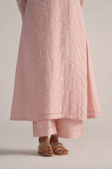 Potpourri Pink Pure Chanderi Co-ord Set