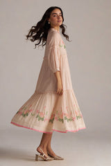 Peach Dust Kota Co-ord Set